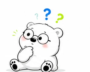 Alfred thinking with question marks above his head